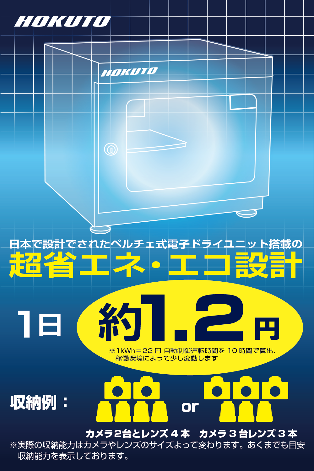 HOKUTO 防湿庫・ドライボックス 25L